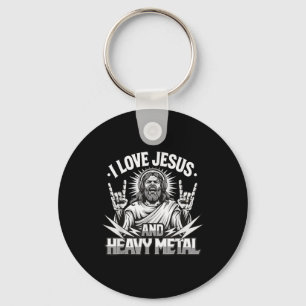 Ich liebe Jesus und Heavy Metal 2 Schlüsselanhänger