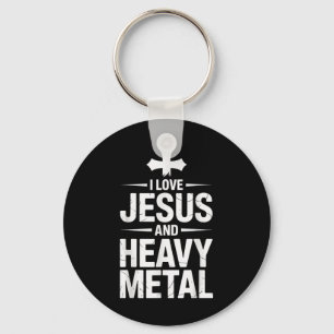 Ich liebe Jesus und Heavy Metal _8 Schlüsselanhänger