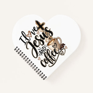 Ich liebe Jesus und Kaffee Notizbuch