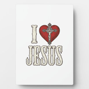 Ich liebe Jesus Vintage-Gravur Faith-Shirt-Design_ Fotoplatte