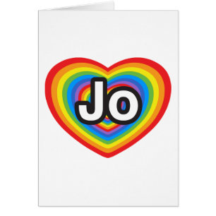 Ich Liebe Jo. Ich Liebe dir Jo. Herz