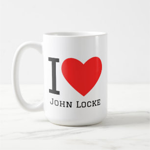 Ich liebe John Locke Kaffeetasse