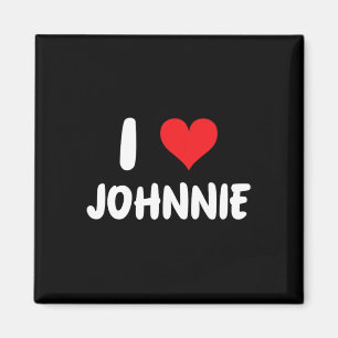 Ich liebe Johnnie - Herz Magnet