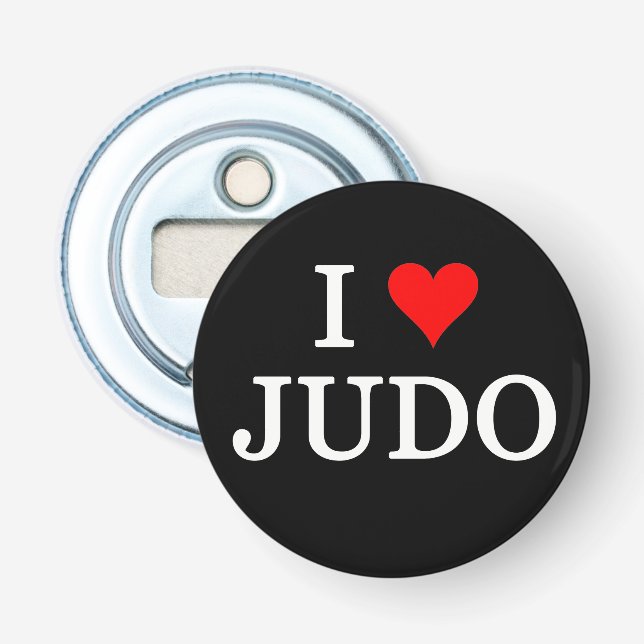 Ich liebe Judo Flaschenöffner (Vorderseite)