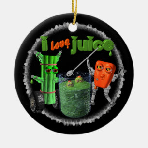Ich liebe Juice Sellerie & Pfeffer Vorlage 100+ Ar Keramikornament