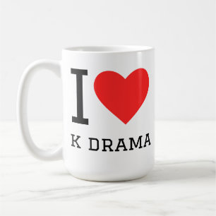 Ich liebe K-Drama Kaffeetasse