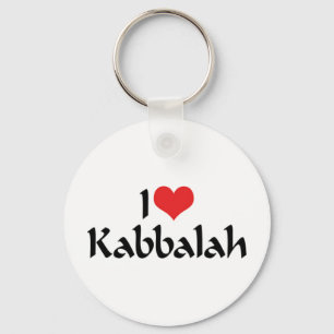 Ich liebe Kabbala Schlüsselanhänger