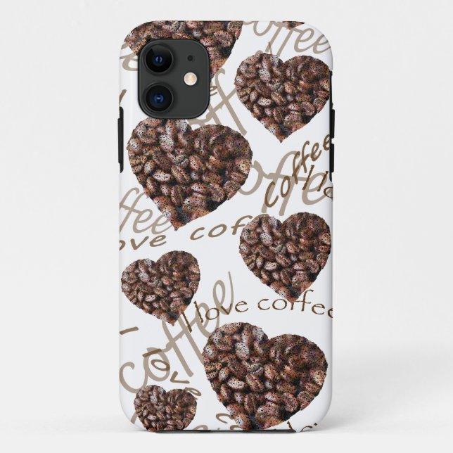 Ich Liebe Kaffee! Case-Mate iPhone Hülle (Rückseite)