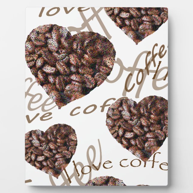 Ich Liebe Kaffee! Fotoplatte (Vorderseite)