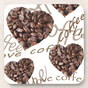 Ich Liebe Kaffee! Getränkeuntersetzer