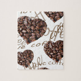 "Ich Liebe-Kaffee! " Puzzle