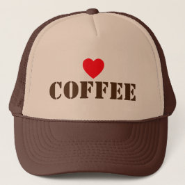 Ich liebe Kaffee™ Trucker-Mütze Truckerkappe