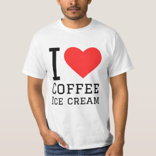 Ich Liebe Kaffeeeis T-Shirt