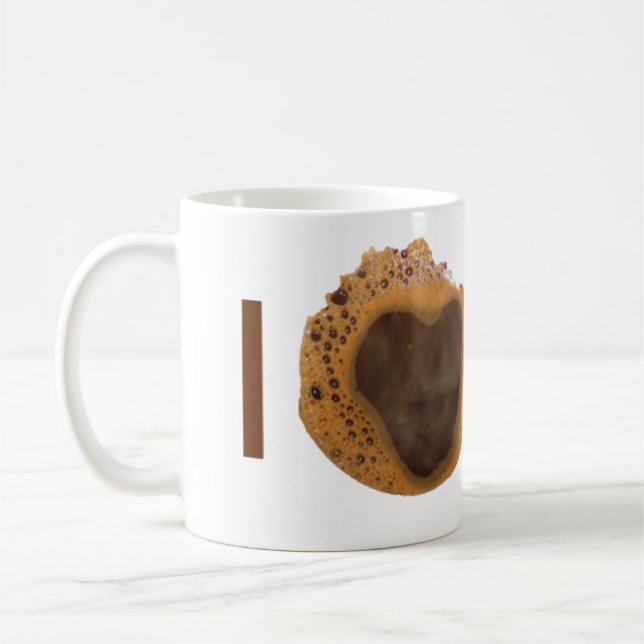 Ich Liebe Kaffeetasse (Links)
