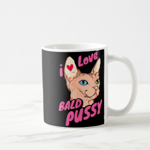 Ich liebe kahle erwachsene Humor-Witz lustige haar Kaffeetasse