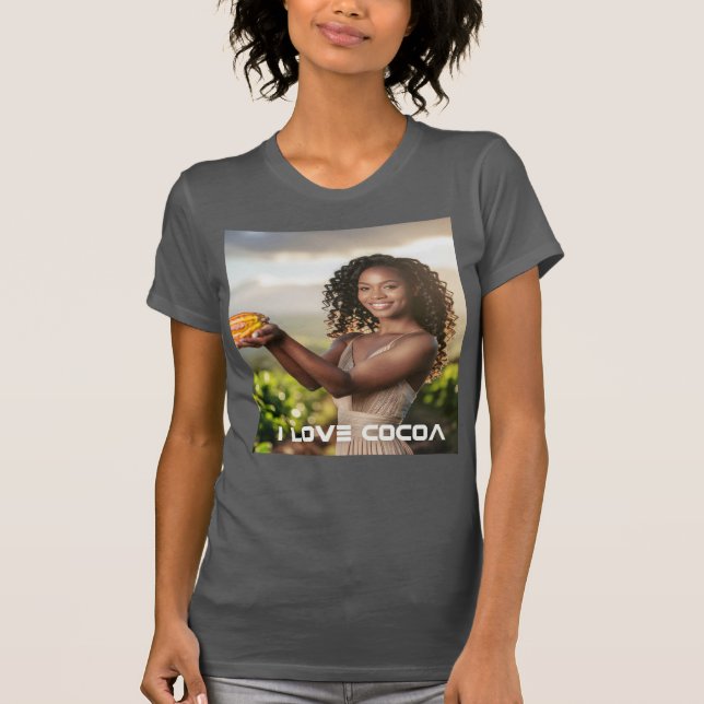 ICH LIEBE KAKAO T-Shirt (Vorderseite)