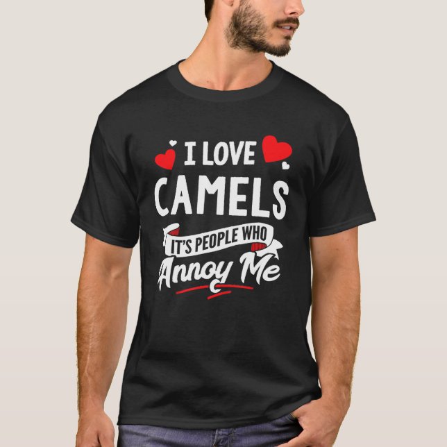 Ich liebe Kamele T-Shirt (Vorderseite)