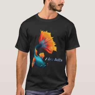 Ich liebe Kampffische T-Shirt