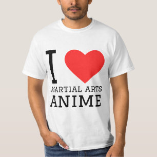 Ich Liebe Kampfsport Animes T-Shirt