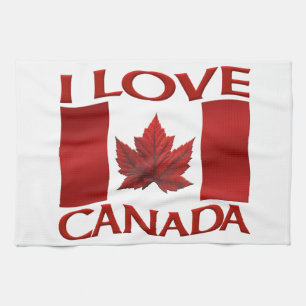 Ich liebe Kanada Souvenir Handtuch Kanada Teetuch