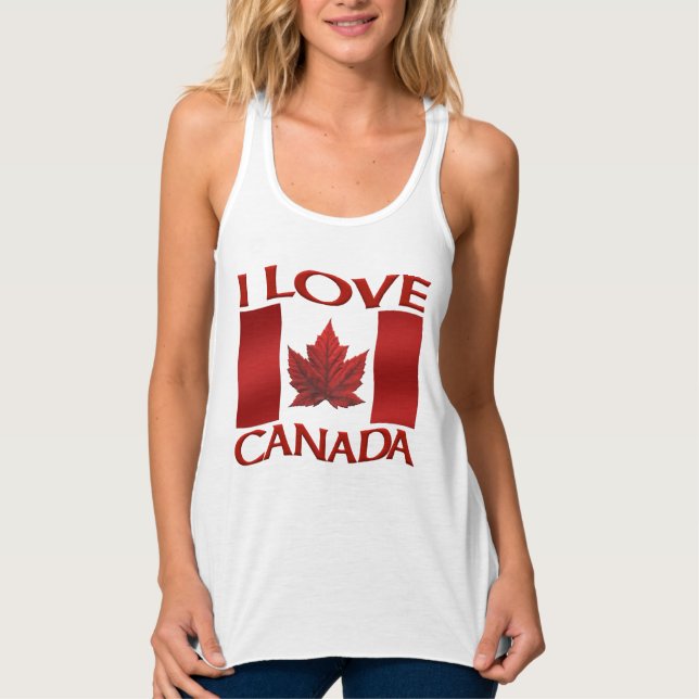 Ich Liebe Kanada T - Shirt Women's Canada Souvenir (Vorderseite)