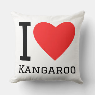 Ich liebe Känguru Kissen