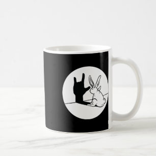 Ich liebe Kaninchen ASL-Handgeste Gehörloser Hörve Kaffeetasse