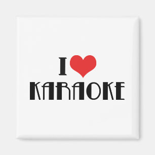 Ich liebe Karaoke Magnet