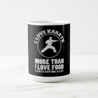 Ich Liebe Karate mehr als ich Liebe Essen Geschenk Kaffeetasse