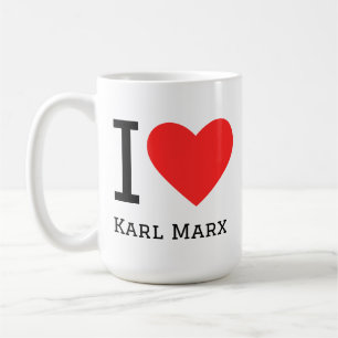 Ich liebe Karl Marx Kaffeetasse