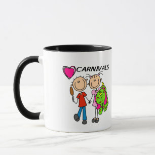 Ich liebe Karneval T-Shirts und Geschenke Tasse