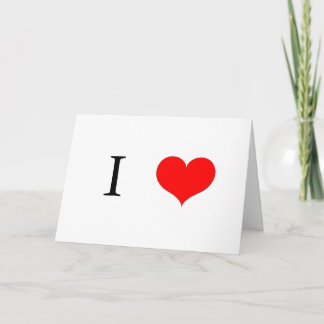Ich Liebe... KARTE