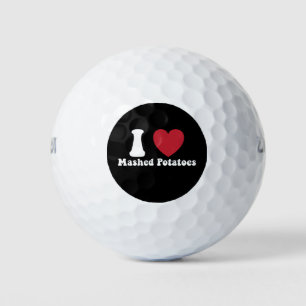 Ich liebe Kartoffelbrei Thanksgiving-Abendessen-Ge Golfball