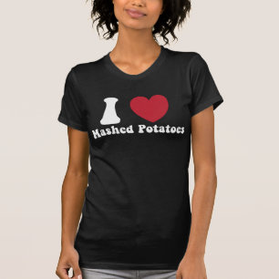 Ich liebe Kartoffelpüree Thanksgiving-Abendessen-G T-Shirt