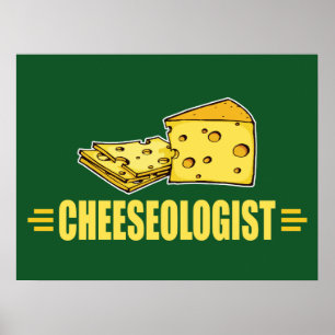Ich liebe Käse! Lustiger Käseologe Poster