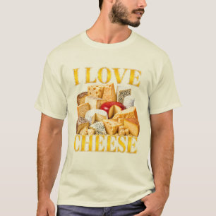 Ich liebe Käse T-Shirt