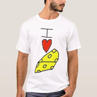 Ich liebe Käse T-Shirt
