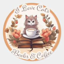 Ich Liebe Katzen, Bücher und Kaffee