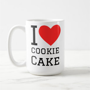 Ich liebe Keks-Kuchen Kaffeetasse