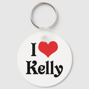 Ich liebe Kelly Schlüsselanhänger