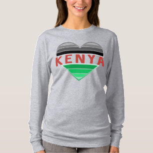 Ich Liebe Kenia, Kenianer T - Shirt für Herz