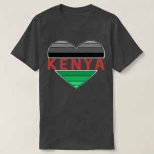 Ich Liebe Kenia, Kenias Herz T-Shirt