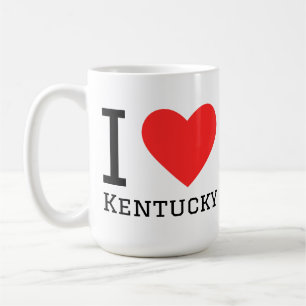 Ich liebe Kentucky Kaffeetasse