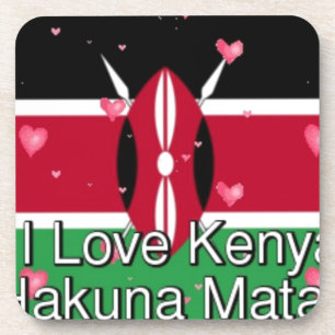 Ich Liebe! Kenya Hakuna Matata Untersetzer