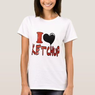 Ich liebe Ketchup T-Shirt
