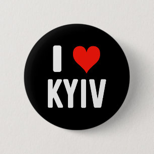 Ich liebe Kiew Ukraine - Liebe - Reise Urlaub Button