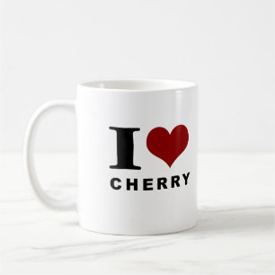 Ich Liebe Kirsche. Cherry Liebhaber Kaffeetasse