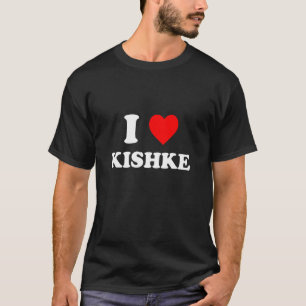 Ich liebe Kishke Heart Jewish Food Cholent Kugel S T-Shirt