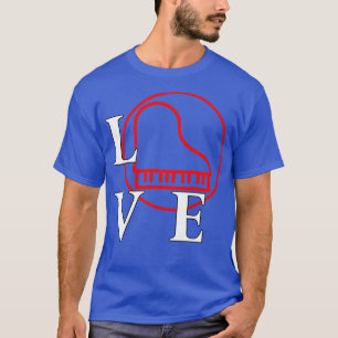 Ich Liebe Klavier für Pianisten zu spielen T-Shirt