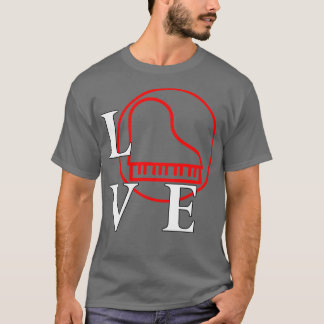 Ich Liebe Klavier für Pianisten zu spielen T-Shirt